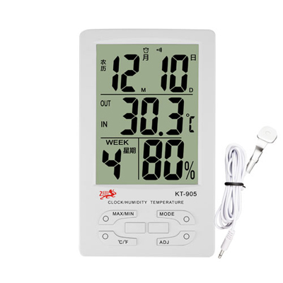 E04-019 Digital Indoor / Outdoor Thermo-Hygrometer Thermometer Measure –  Gain Express